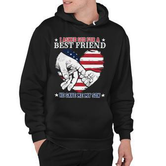 Father Grandpa Hes My Best Friend Father And Son God Gave Me You 55 Family Dad Hoodie - Monsterry AU