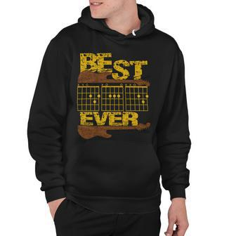 Father Grandpa Mens Guitar Chord Dad Best Ever Guitar Lover 122 Family Dad Hoodie - Monsterry CA