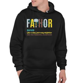 Fathor For Men Fathers Day Gift Viking Fathor Hero Hoodie - Seseable