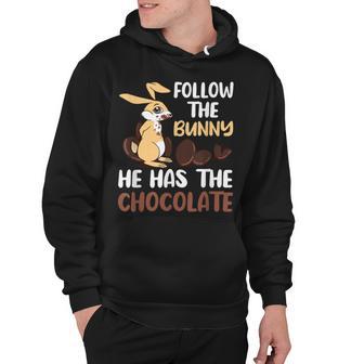 Follow The Bunny He Has Chocolate Hoodie | Favorety AU