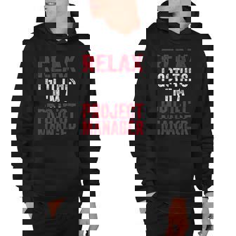 Fun Project Manager Quote - Project Management Graphic Art Hoodie | Mazezy