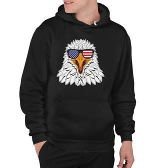 Funny 4Th Of July Eagle Patriotic American Flag Cute Eagle Hoodie | Mazezy