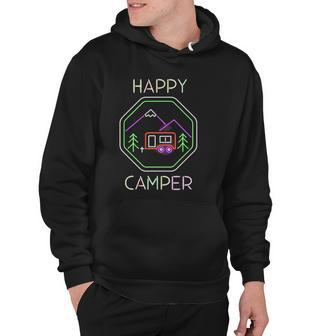 Funny Camper Gift Tee Happy Camping Lover Camp Vacation Hoodie | Mazezy