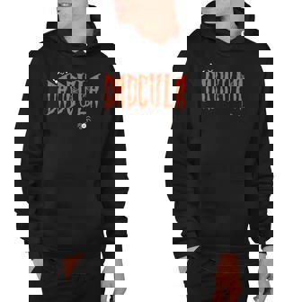 Funny Dadcula Halloween Dad Costume Spider Webs Dracula 2021 Hoodie | Mazezy