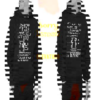 Funny Elevator Art For Men Women Elevator Inspector Lover Hoodie - Thegiftio