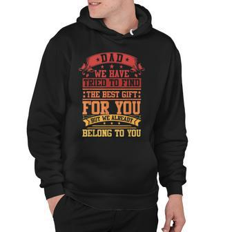 Funny Fathers Day Dad From Daughter Son Wife Kids For Daddy Hoodie - Seseable