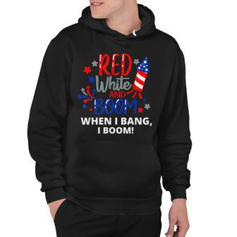 Funny Fourth Of July 4Th Of July Red White And Boom Hoodie - Seseable