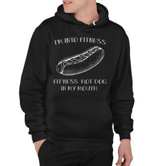 Funny Hot Dog Fit This Fitness Hot Dog Funny Gym Hoodie - Thegiftio UK