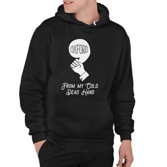 Funny Oxford Comma Graphic From My Cold Dead Hand Hoodie | Mazezy