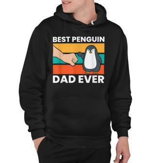 Funny Penguin Best Penguin Dad Ever Hoodie - Seseable