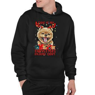 Funny Pomeranian Deer This Is My Christmas Pajama T-Shirt Hoodie - Seseable