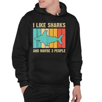 Funny Shark Design For Kids Men Women Animal Shark Stuff Hoodie - Seseable