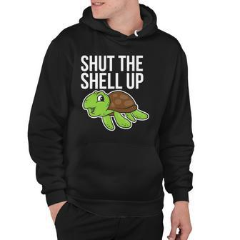 Funny Turtle Love- Shut The Shell Up Hoodie | Mazezy