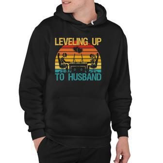 Gamer Engagement Future Mr & Mrs Leveling Up To Husband Hoodie | Mazezy