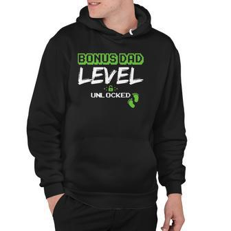 Gaming Bonus Dad Level Unlocked Leveled Up Daddy Video Game Hoodie | Mazezy CA