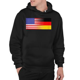 Germany Usa Gift Half German American Flag Hoodie - Thegiftio UK