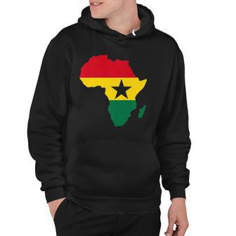 Ghana Ghanaian Africa Map Flag Pride Football Soccer Jersey Hoodie | Mazezy