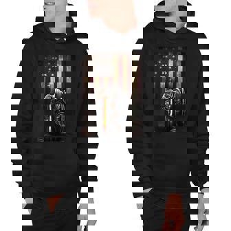 God Jesus Christian American Flag Knight Templar Patriotic Hoodie - Thegiftio UK