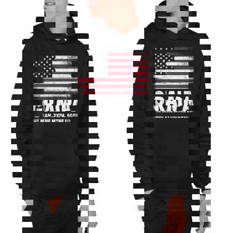 Grampa The Man Myth Legend Fathers Day 4Th Of July Grandpa Hoodie | Seseable CA