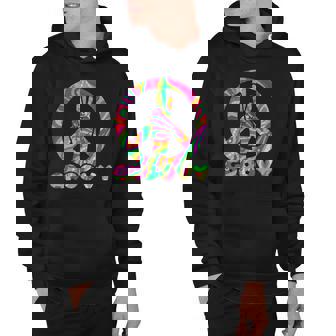 Groovy 70S Tie Dye - 70S 80S 90S Vintage Old Hoodie | Mazezy