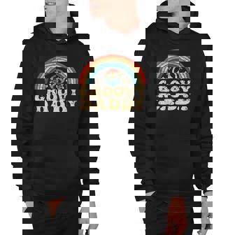 Groovy Daddy 70S Aesthetic Nostalgia 1970S Retro Dad Hoodie | Mazezy