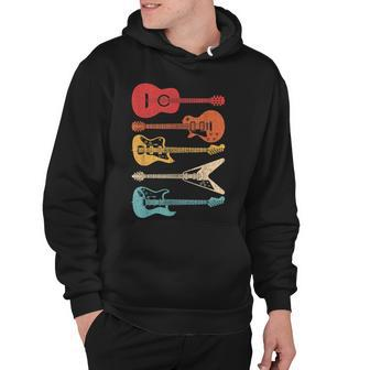 Guitar Lover Retro Style Gift For Guitarist Hoodie | Mazezy AU