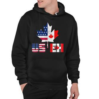 Happy Canada Day Usa Pride Us Flag Day Useh Canadian Hoodie - Seseable