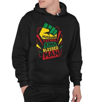 Husband Father King Shirt Blessed Man Black Pride Dad Hoodie - Monsterry DE