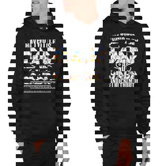 I Have Two Titles Dad And Grandpa And I Rock Them Both Dad Hoodie - Thegiftio UK
