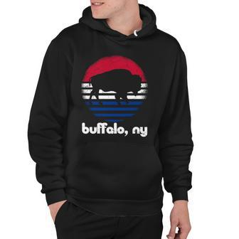 I Love Buffalo New York Retro Standing Buffalo Ny 716 Hoodie | Mazezy