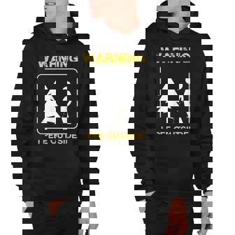 I Pee Outside T - Camping Hoodie - Thegiftio UK