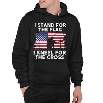 I Stand For The Flag Memorial Day Never Forget Veteran V4 Hoodie - Thegiftio UK