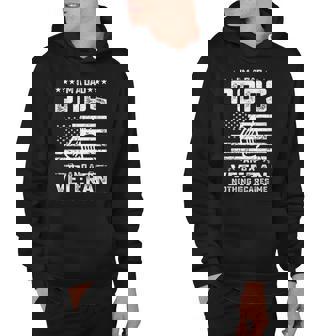 Im A Dad Pops And A Veteran Nothing Scares Me Funny Gifts Hoodie | Mazezy