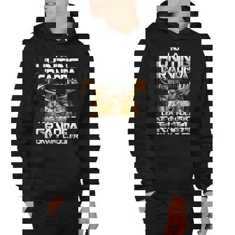 Im A Hunting Grandpa Vintage Deer Grandfather Dad Hoodie - Thegiftio