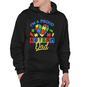 Im A Proud Autism Dad Autism Awareness Autistic Hoodie - Monsterry DE