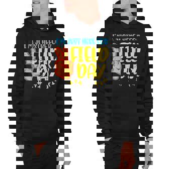 Im Just Here For Day Field Peace Sign Funny Boys Girls Kids Hoodie | Seseable FR