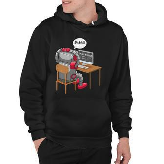 Im Not A Robot Technology Funny Robotic Engineer Internet Hoodie | Mazezy