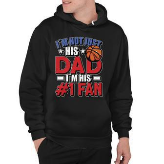 Im Not Just His Dad Father´S Day 4Th Of July Basketball Hoodie - Seseable