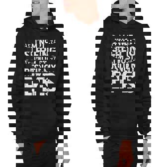 Im Not Sleeping Im Just Resting My Eyes Sleeping Hoodie | Mazezy