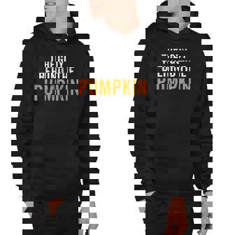 Im The Guy Behind The Pumpkin Dad Pregnancy Halloween Couple Hoodie | Mazezy