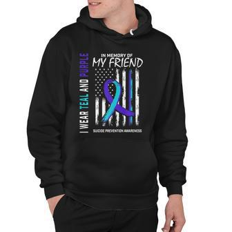In Memory Friend Suicide Awareness Prevention American Flag Hoodie | Mazezy
