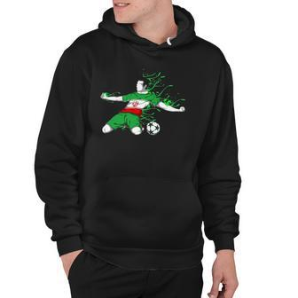 Iran Soccer Team Iranian National Flag Football Lover Gifts Hoodie | Mazezy