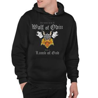 Its Better To Be A Wolf Viking Distressed Hoodie - Thegiftio UK