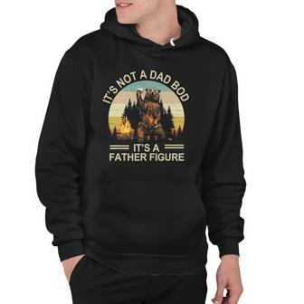 Its Not A Dad Bod Its Father Figure Bourbon Bear Drink Hoodie | Mazezy