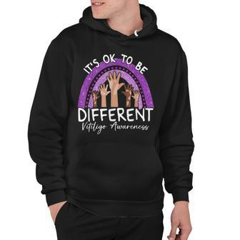 Its Ok To Be Different Vitiligo Awareness Hoodie - Seseable