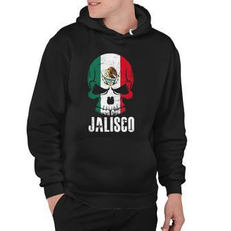 Jalisco Mexico Mexican Skull Flag Hoodie | Mazezy
