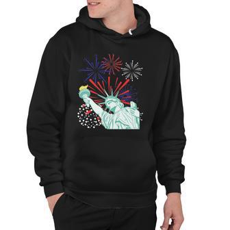 July 4Th S Fireworks Statue Of Liberty Hoodie - Thegiftio UK