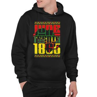 Juneteenth 1865 African American Freedom Black History V2 Hoodie - Thegiftio UK