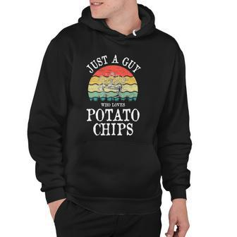 Just A Guy Who Loves Potato Chips Hoodie | Mazezy