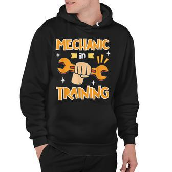Kids Little Future Mechanic In Training Car Auto Proud Dad Hoodie - Seseable
